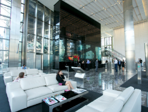 Heron Tower office in London Reception