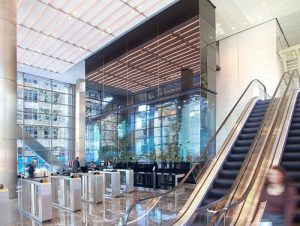 Heron Tower office in London Reception