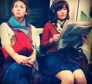 Passengers on the London Underground