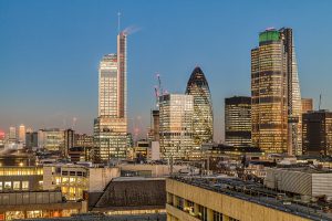 View from Regus City Point London office to rent