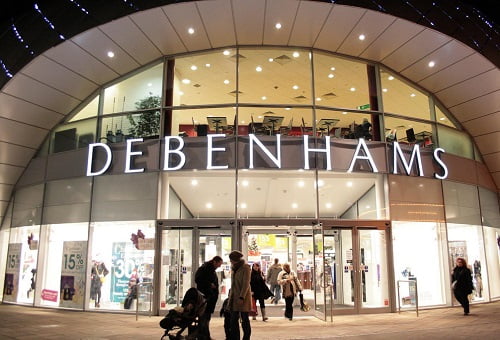 Debenhams Sales Figures Find Office Space in London Homes is Rising