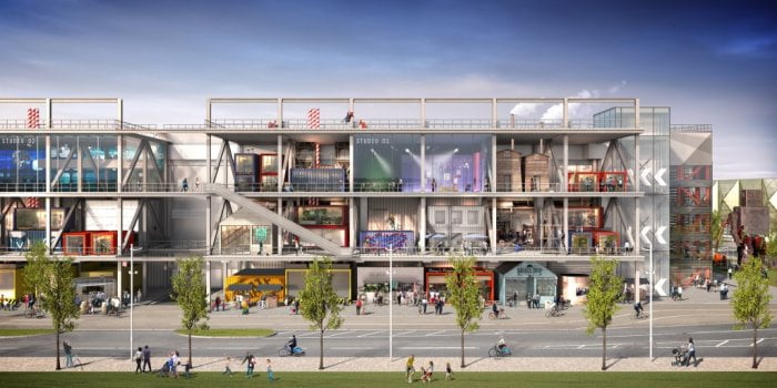 commercial property in London Here East