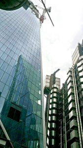 The Scalpel London architecture mid construction