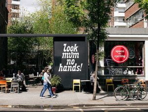 Look Mum No Hands cycle cafe - cycling to offices in London