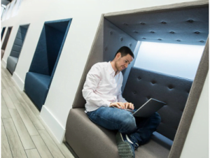 Wall Seat for Small Reception Spaces