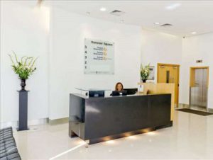 office rental in London Hanover Sqaure reception