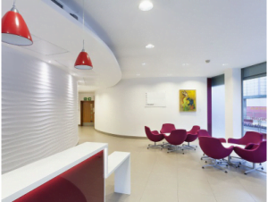 office rental in London Proctor Street break out space