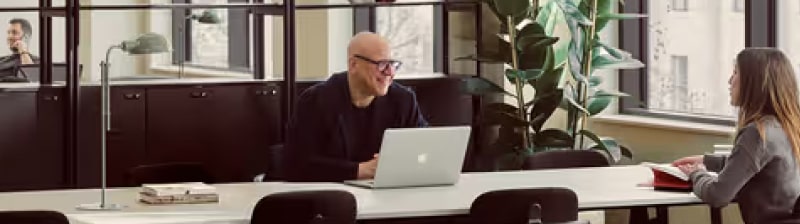 People in a meeting room in a London office