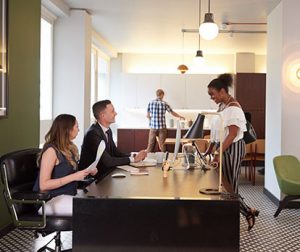 serviced office space in london support