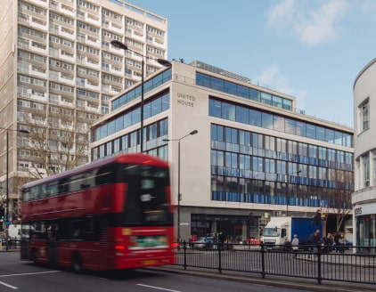 An office block in London